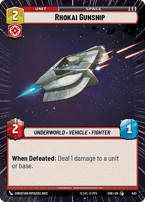 Rhokai Gunship Card Front