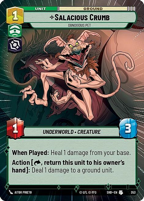 Salacious Crumb - Obnoxious Pet Card Front