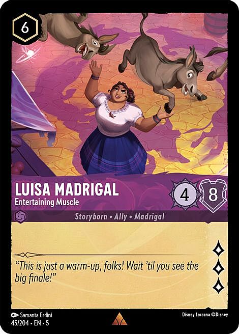 Luisa Madrigal - Entertaining Muscle Card Front