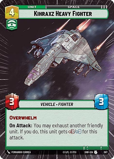 Kihraxz Heavy Fighter Card Front