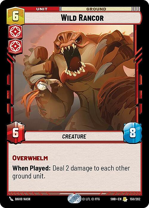 Wild Rancor Card Front