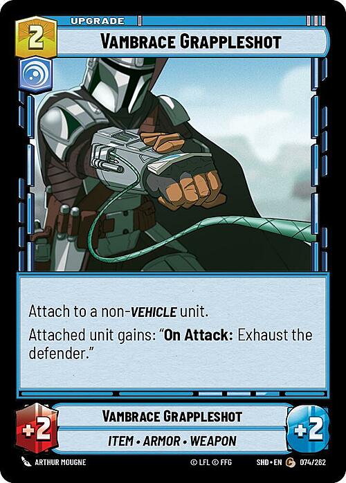 Vambrace Grappleshot Card Front