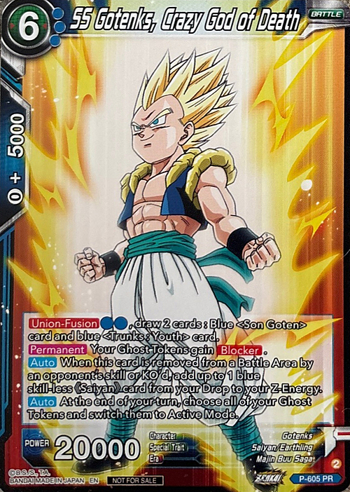 SS Gotenks, Crazy God of Death Card Front