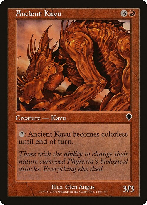 Ancient Kavu Card Front