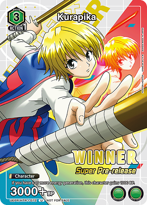 Kurapika Card Front