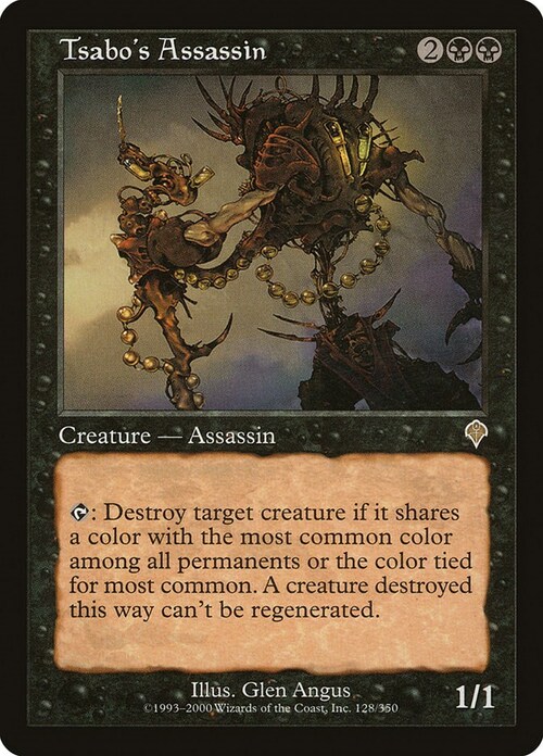 Tsabo's Assassin Card Front