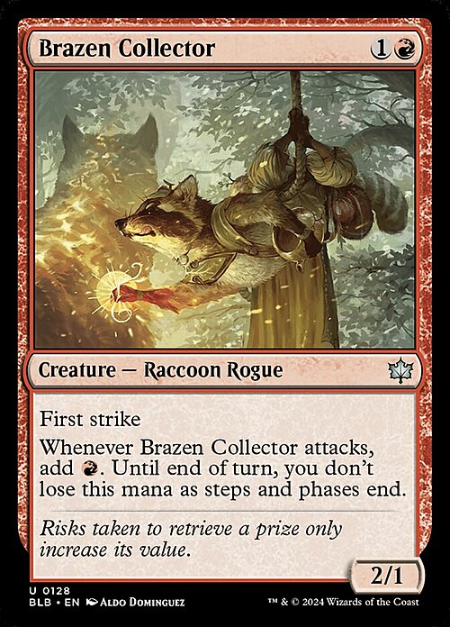 Brazen Collector Card Front