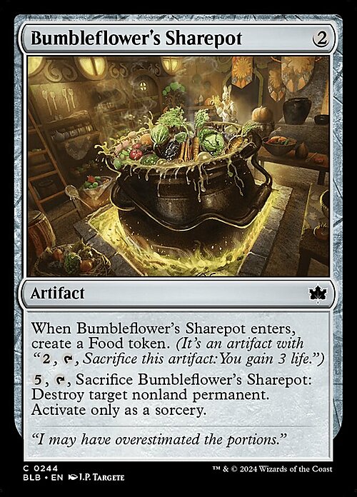 Bumbleflower's Sharepot Card Front