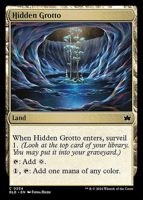 Hidden Grotto Card Front