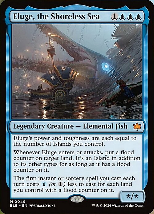 Eluge, the Shoreless Sea Card Front