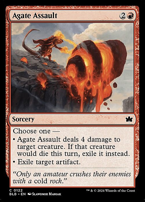 Agate Assault Card Front