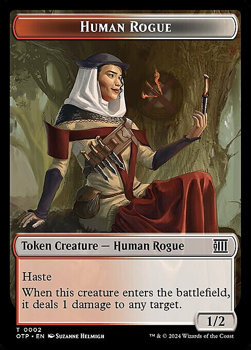 Human Rogue // Plot Card Front