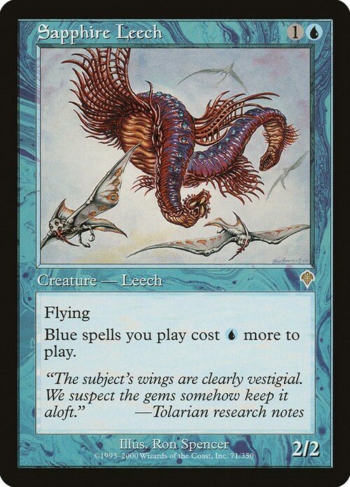 Sapphire Leech Card Front