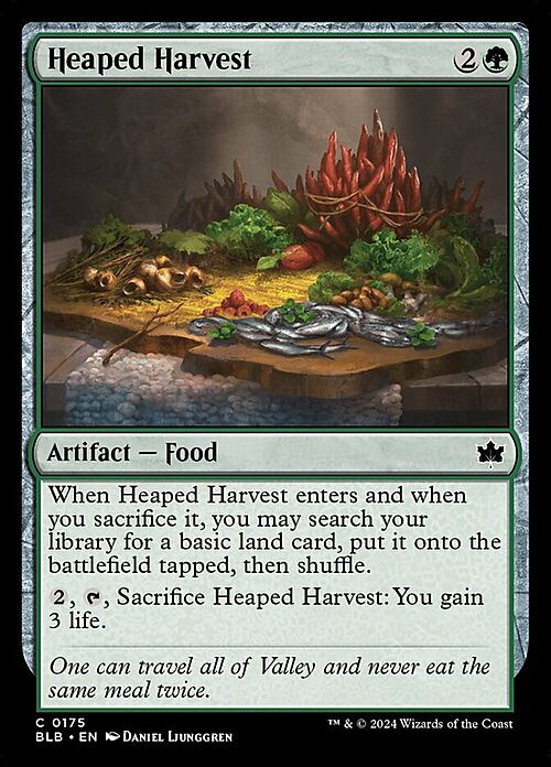 Heaped Harvest Card Front