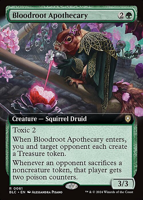 Bloodroot Apothecary Card Front