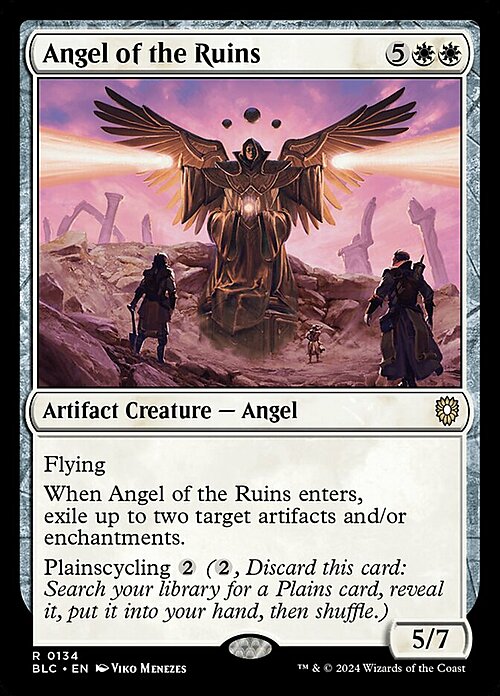 Angel of the Ruins Card Front