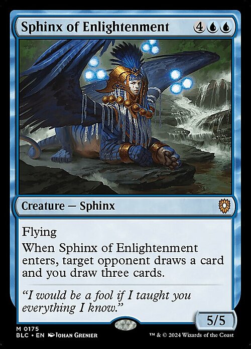 Sphinx of Enlightenment Card Front