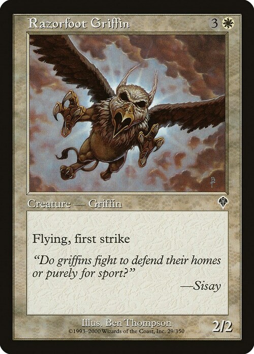 Razorfoot Griffin Card Front