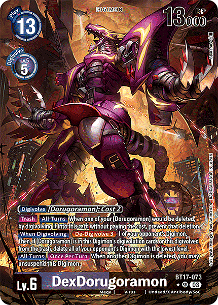 DexDorugoramon Card Front