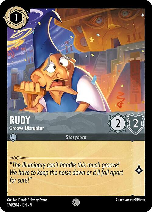 Rudy - Groove Disrupter Card Front