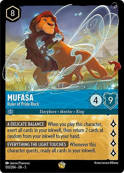 Mufasa - Sovrano della Rupe dei Re Card Front