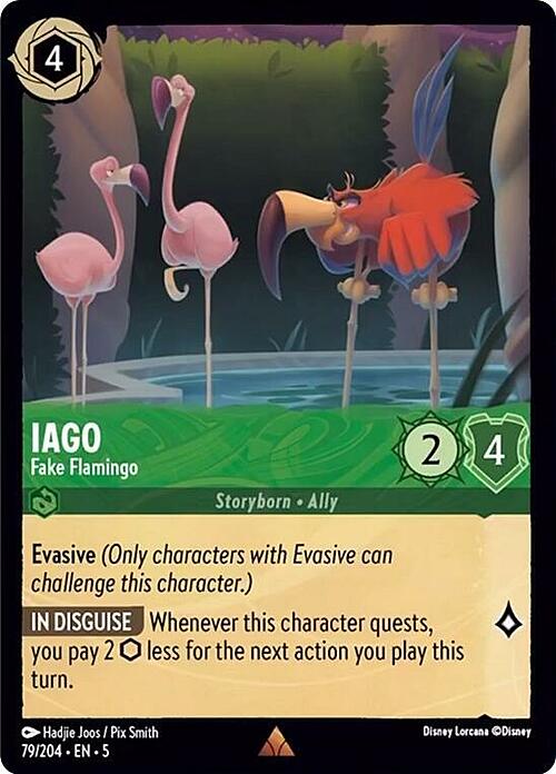 Iago - Fake Flamingo Card Front