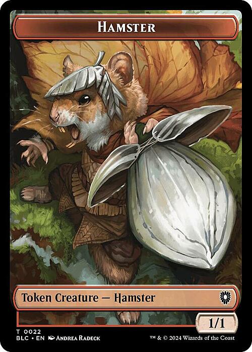 Hamster // Saproling Card Front