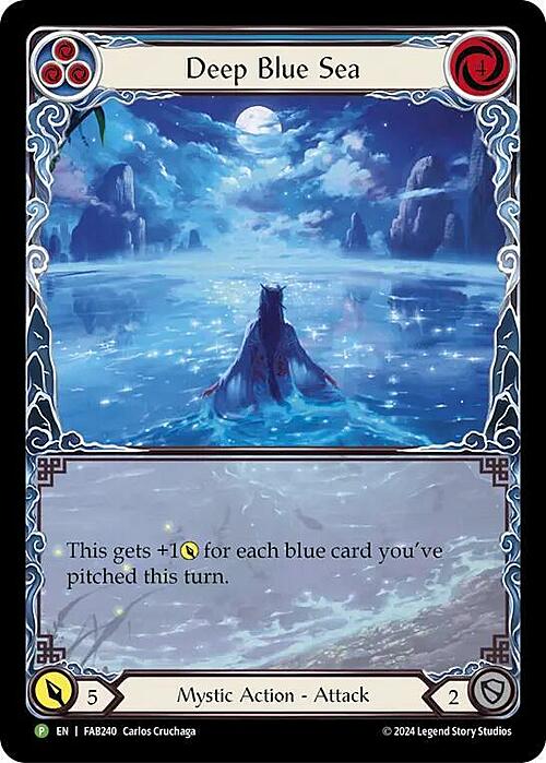 Deep Blue Sea Card Front