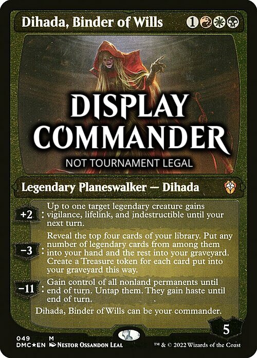 Dihada, Binder of Wills Card Front