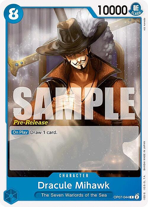 Dracule Mihawk Card Front