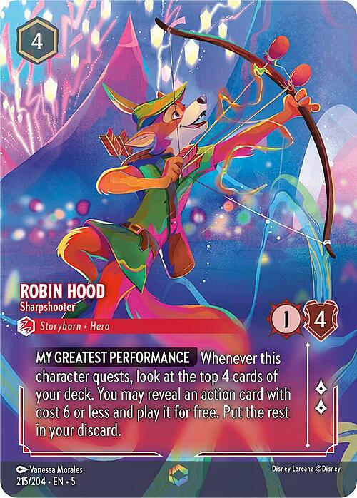 Robin Hood - Sharpshooter Card Front