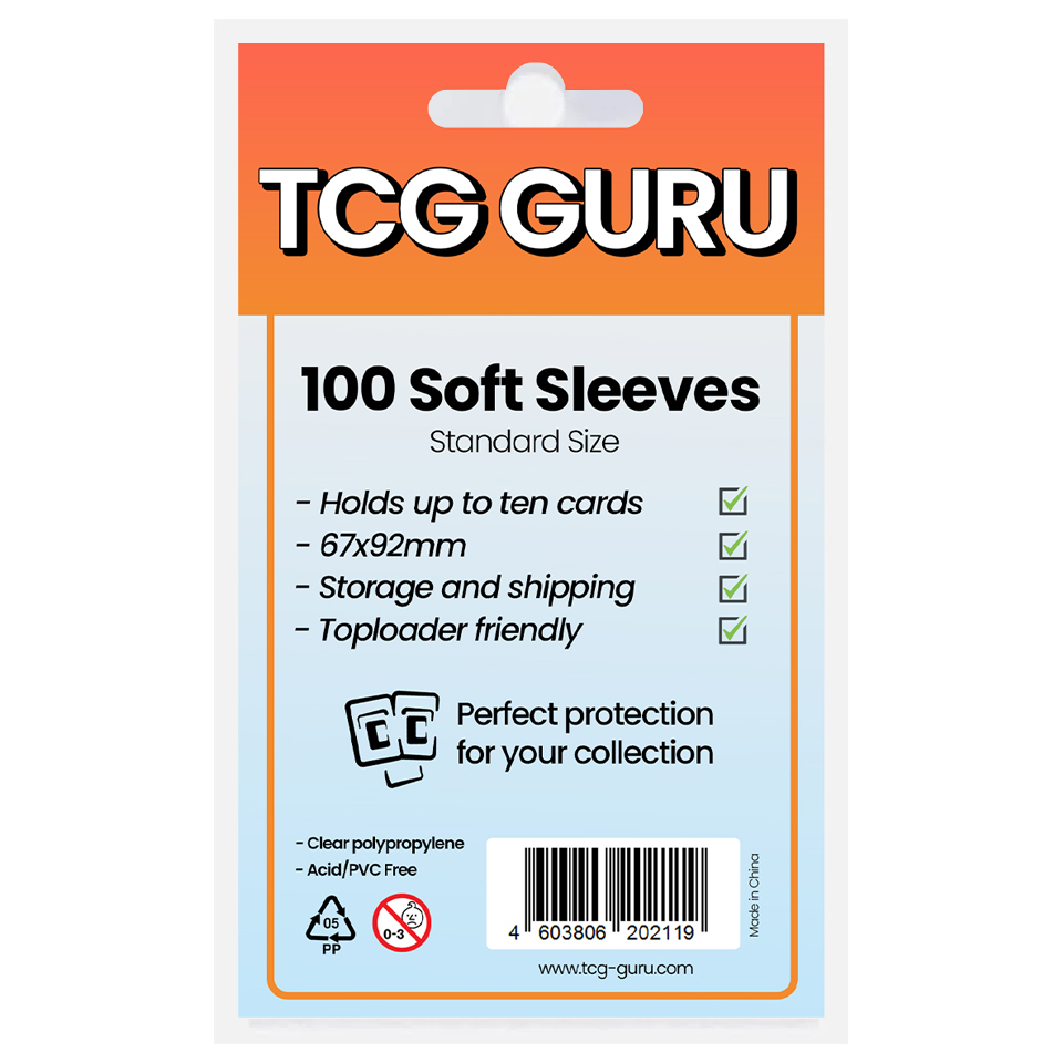 100 TCG Guru Soft Sleeves