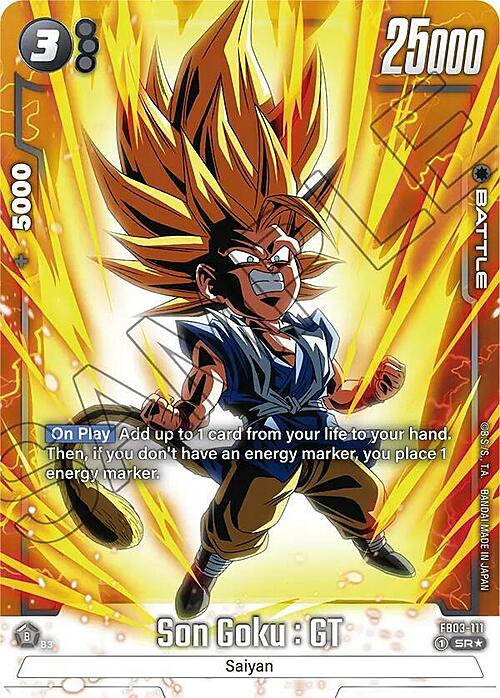 Son Goku : GT Card Front