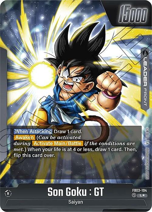 Son Goku : GT Card Front