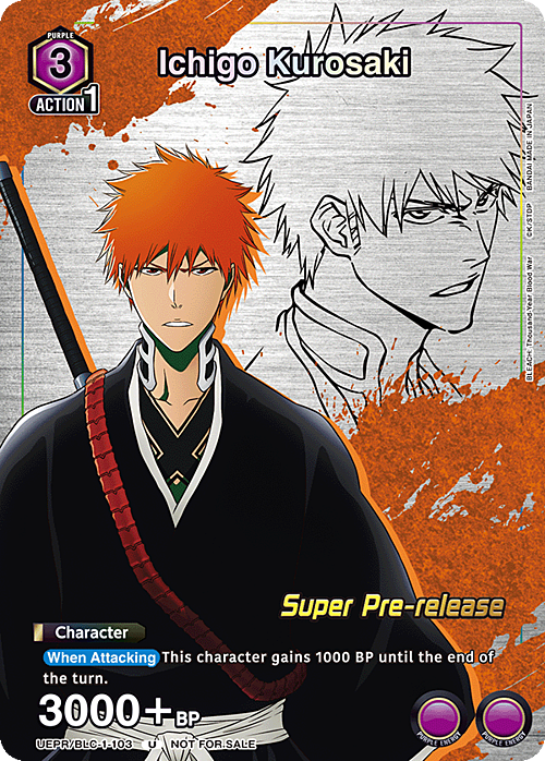 Ichigo Kurosaki Card Front