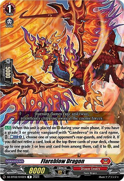 Flareblow Dragon Card Front