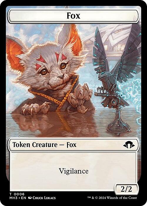 Fox // Phyrexian Germ Card Front