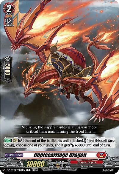 Implecarriage Dragon Card Front