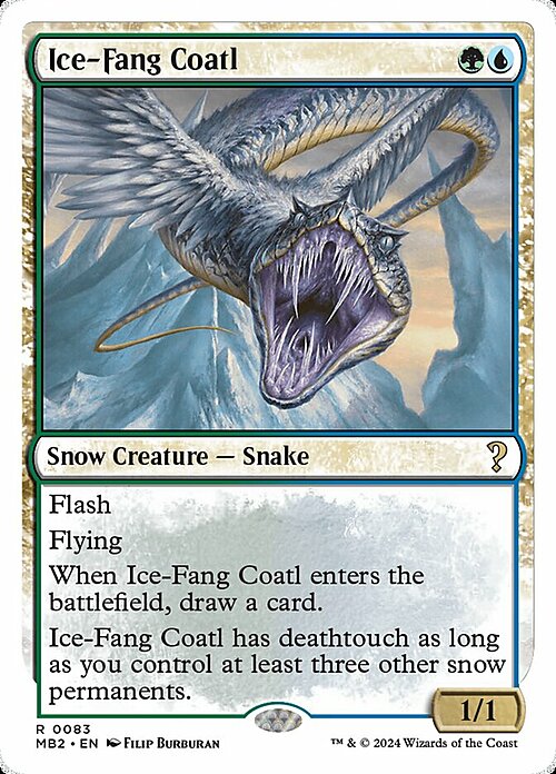 Ice-Fang Coatl Card Front