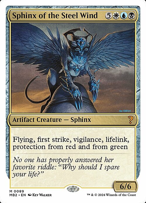 Sphinx of the Steel Wind Card Front