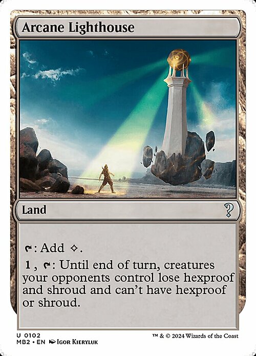 Arcane Lighthouse Card Front