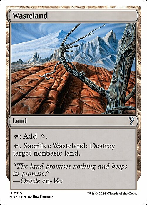 Wasteland Card Front