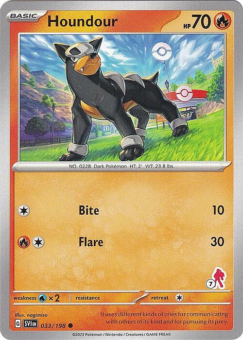 Houndour Card Front