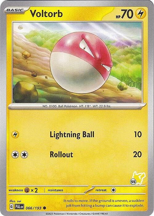 Voltorb Card Front