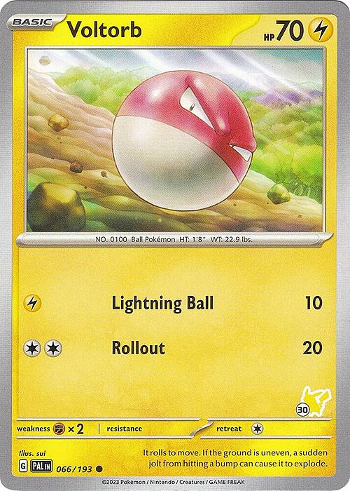 Voltorb Card Front