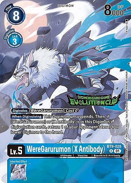 WereGarurumon (X Antibody) Card Front