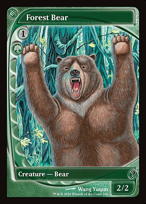 Forest Bear Card Front