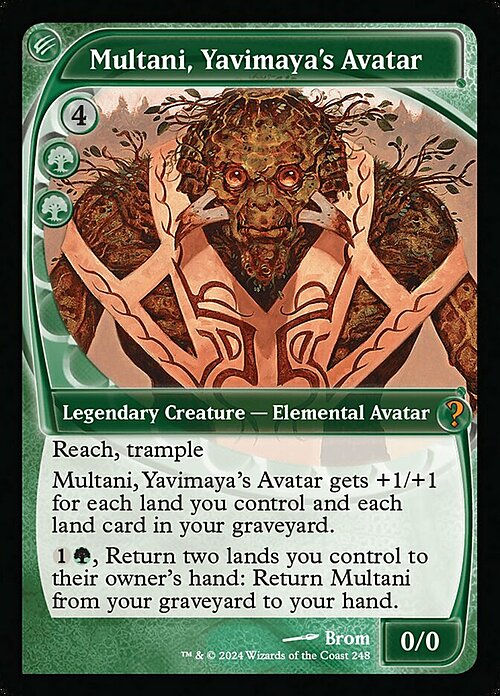 Multani, Yavimaya's Avatar Card Front