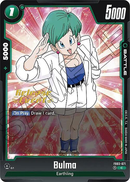 Bulma Card Front