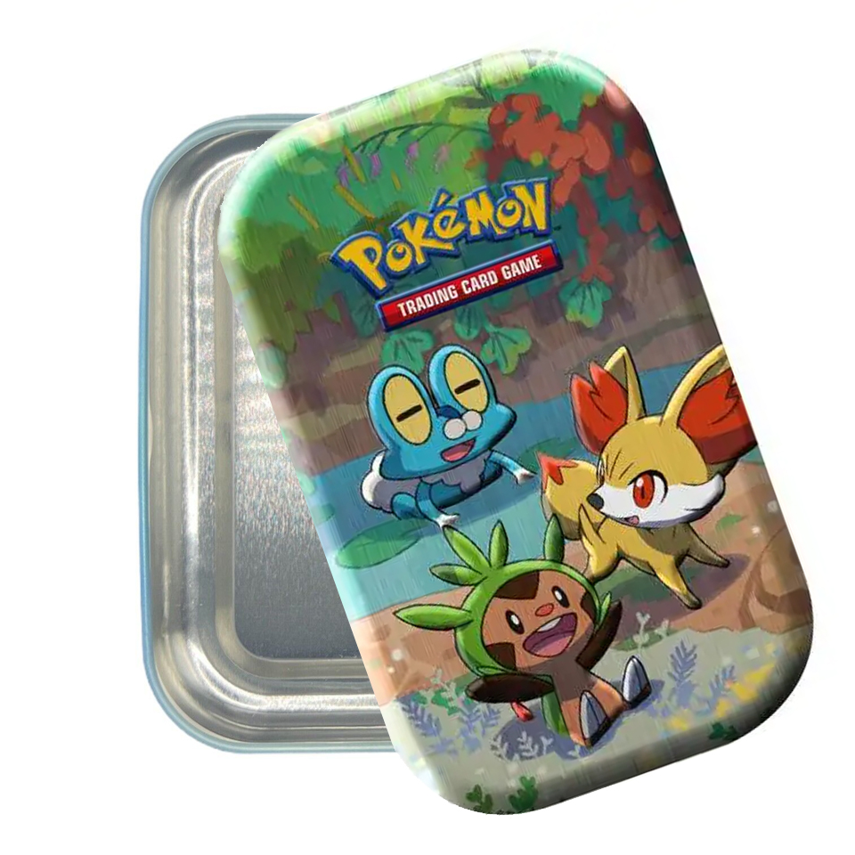 Celebraciones Mini Tins: Kalos Starters Tin vacia